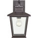 Bellmon 1 Light 13 inch Powder Coated Bronze Outdoor Wall Sconce